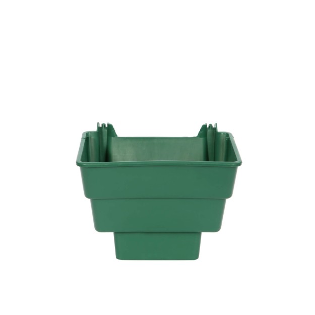 Zaunblumenkasten Moosgrün